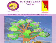 Tablet Screenshot of conigliofamily.com